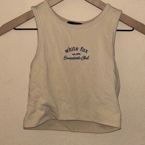 White Fox Essentials Club Tank Top